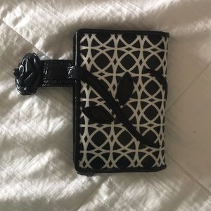 Vera Bradley hard case wallet